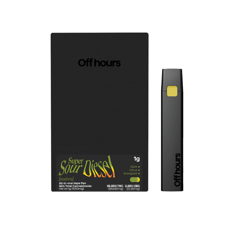 Photograph of product: All-in-One Disposable Vape - Super Sour Diesel