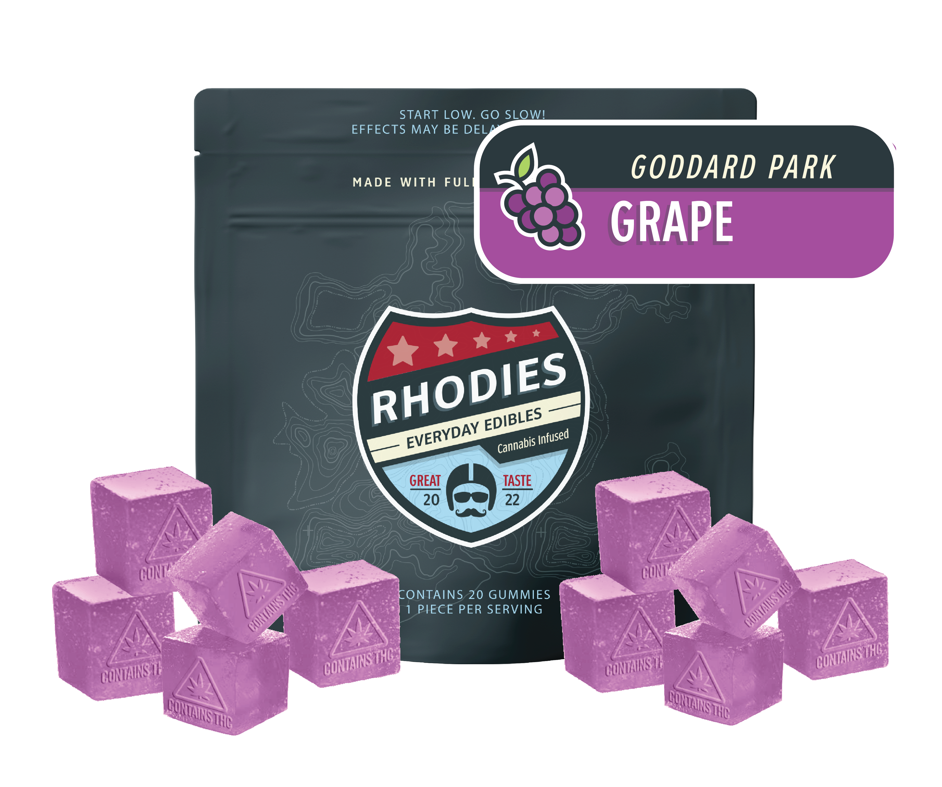 Photograph of product: Goddard Park Grape | Gummies | 20pk