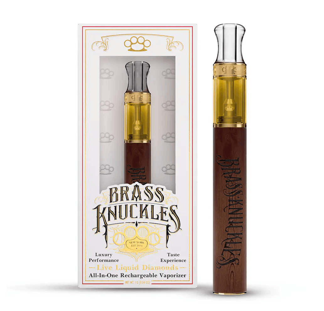 Photograph of product: Brass Knuckles | Strawberry Cough | Cartridge | 1g | Oui'd