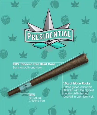 Photograph of product: Cherry Gelato | Moon Rock Infused Blunt