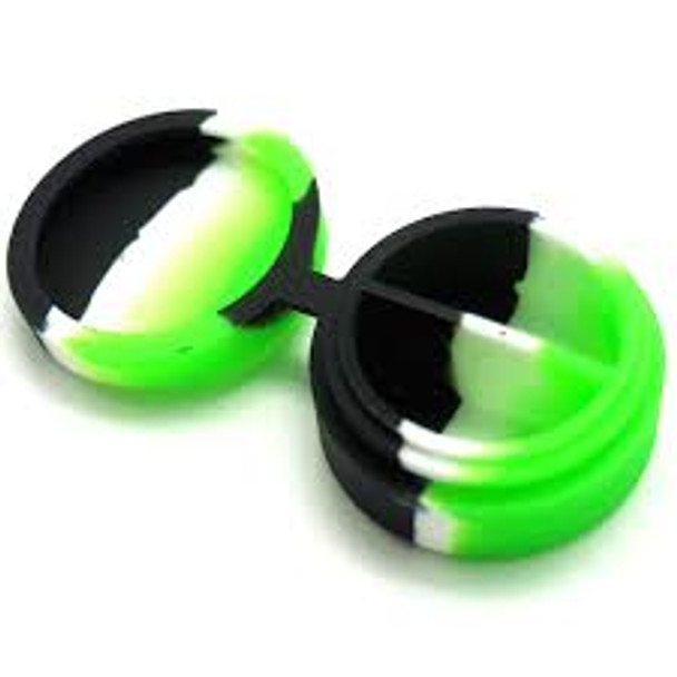 Photograph of product: SILICONE DUAL DAB CONTAINER