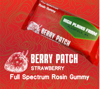 Photograph of product: Berry Patch au chocolat Rosin Gummies 5mg 20pk