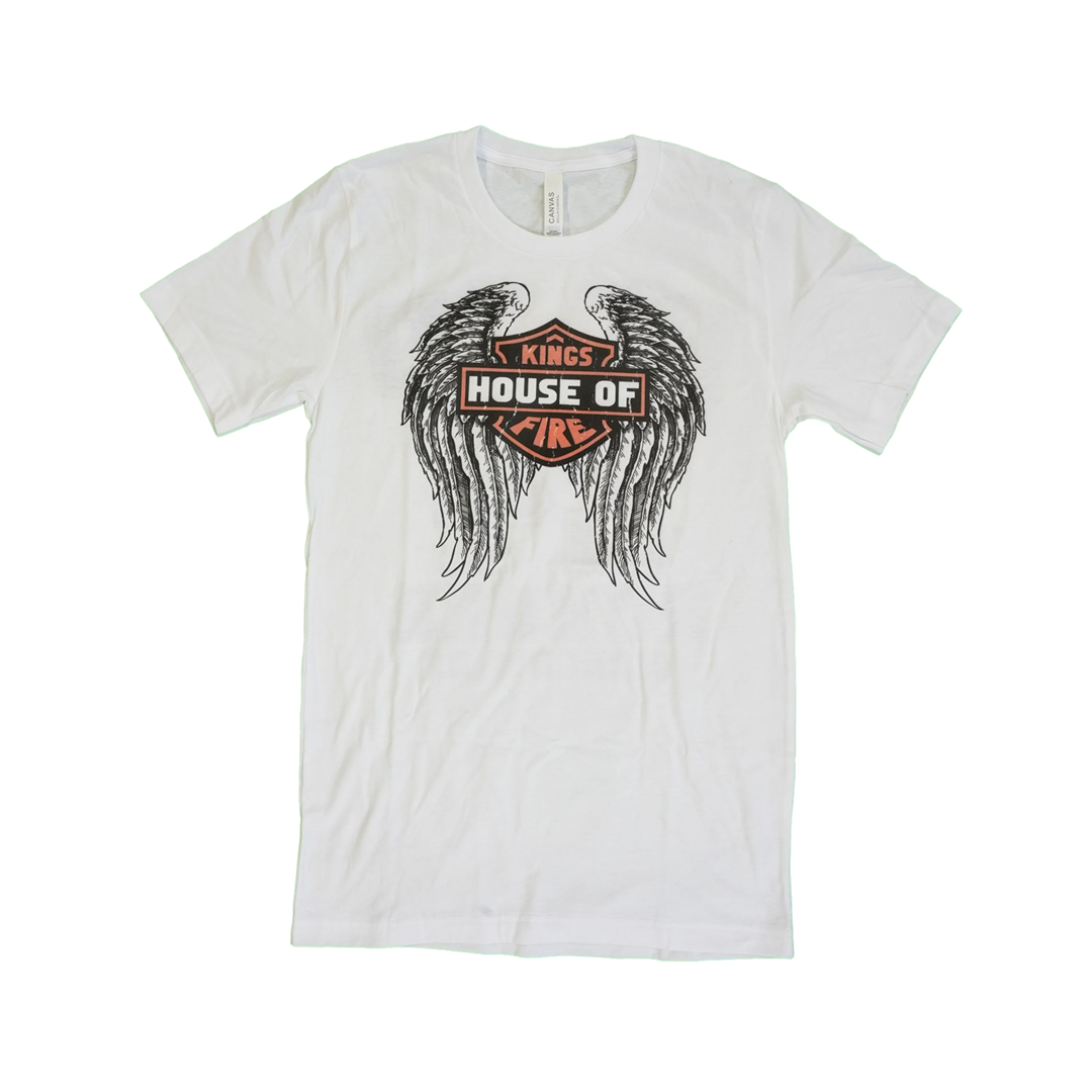 Photograph of product: T-Shirt | KHOF Angel Wings S/S | White | S-XXL