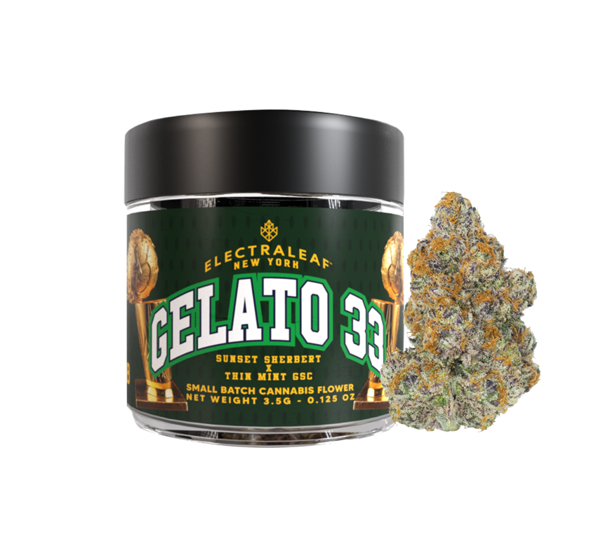 Photograph of product: Electraleaf | Gelato 33 | Indoor Flower 3.5g