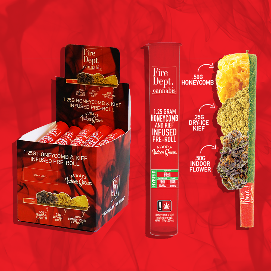 Photograph of product: Fire Dept > Infused Pre Roll 1.25g > London Chello