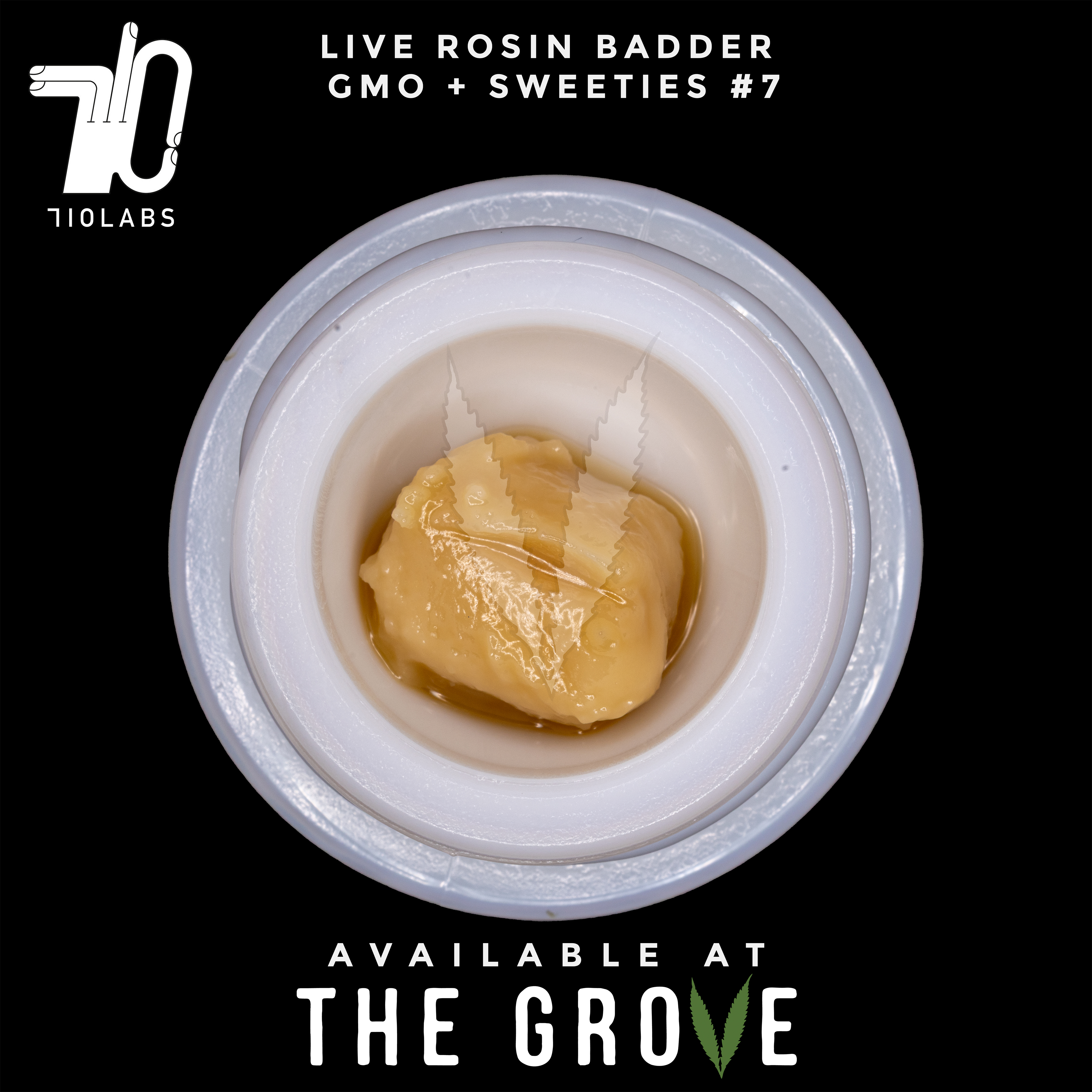 Photograph of product: Rosin Badder - GMO + The Sweeties #7 2.5g