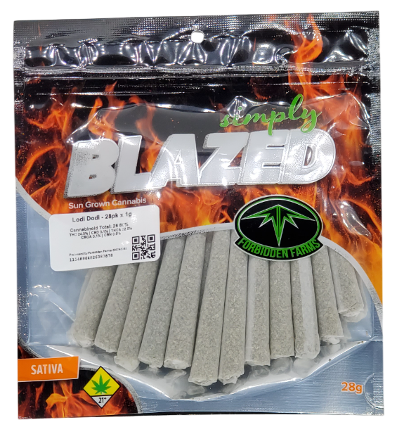 Photograph of product: Blazed PR Pack Lodi Dodi 28 x 1g