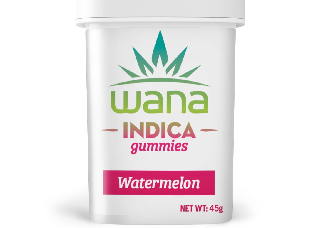 Photograph of product: Wana Gummies Watermelon 100mg Indica