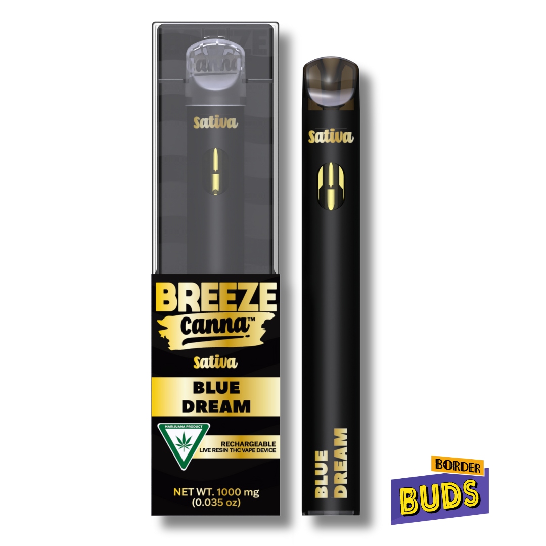 Photograph of product: Blue Dream | Breeze Canna | 1g | Live Resin Disposable