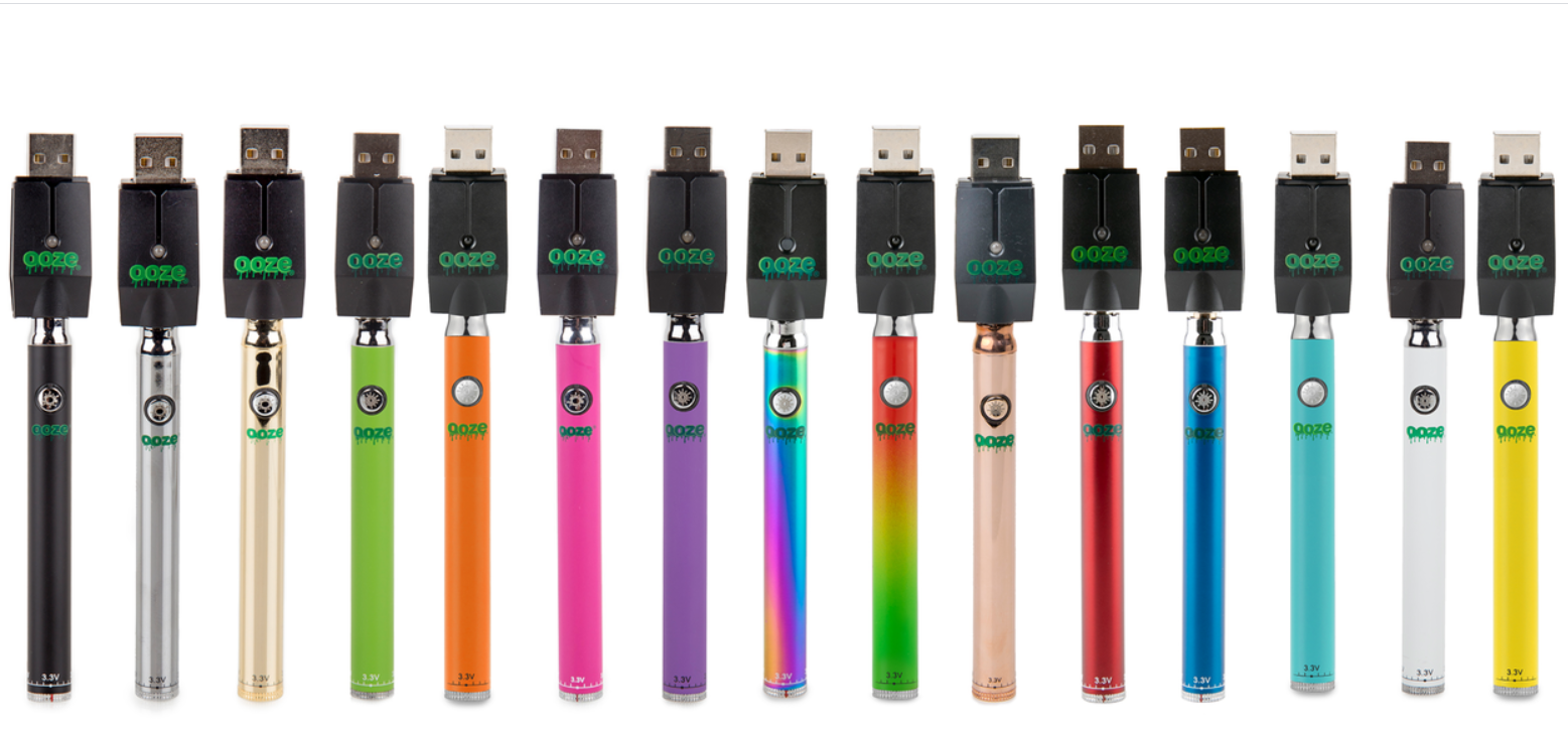 Photograph of product: Ooze Slim Twist Rechargeable 510 pen battery