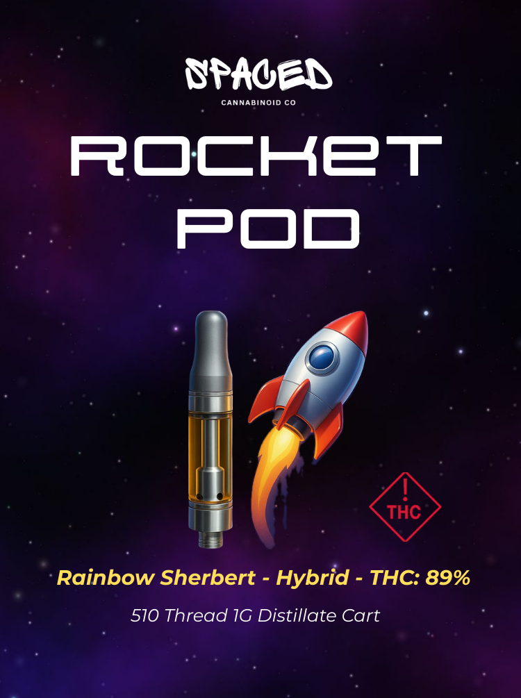 Photograph of product: (Rainbow Sherbet) Rocket Pod Cartridge