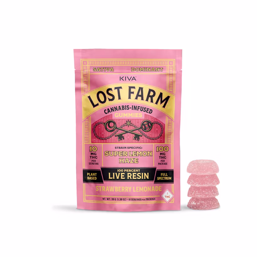 Photograph of product: Strawberry Lemonade Gummies (Live Resin) - 100mg