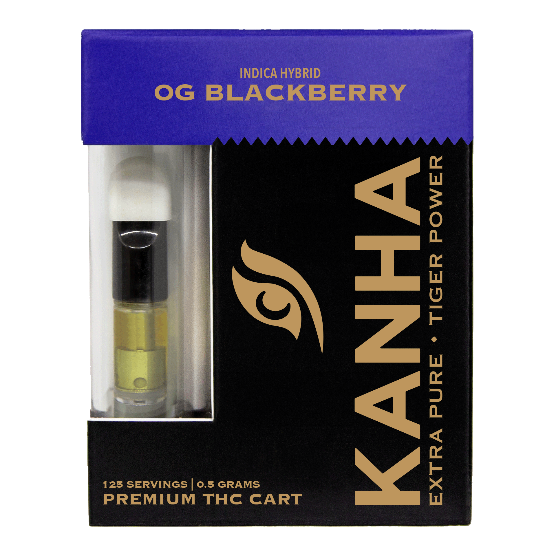Photograph of product: Kanha OG Blackberry (I) Cartridge 0.5g