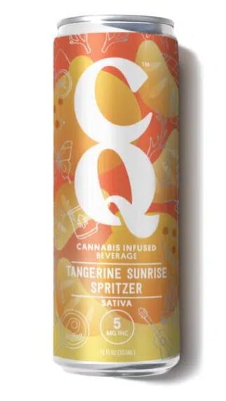 Photograph of product: Tangerine Sunrise Spritzer | 1 Pack | 5mg