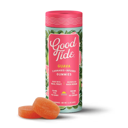 Photograph of product: Good Tide | Guava Hybrid | Gummies | 10 ct | 100 mg