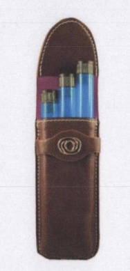 Photograph of product: Erbanna T. Stark 'Brown' Smell-Proof Pre-Roll Holder  Sleek, Waterproof, and Odor-Controlled