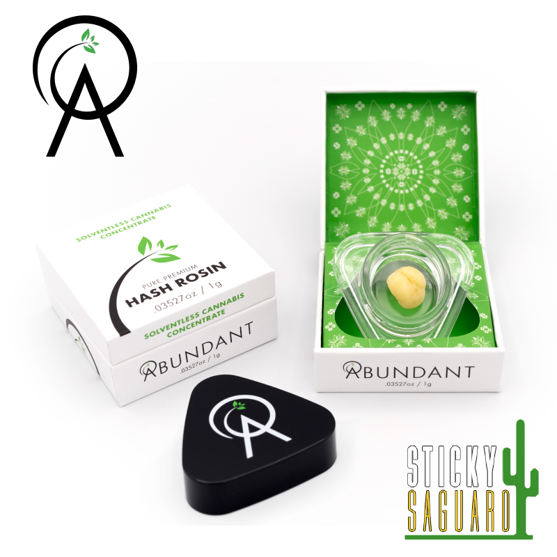 Photograph of product: Abundant Organics au chocolat Rosin Kiwi Time Machine (S/H) 1g
