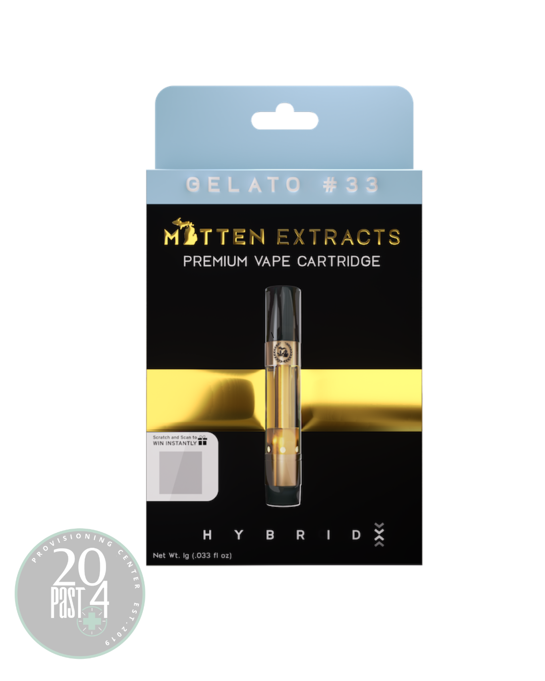 Photograph of product: Mitten Extracts | Gelato #33 | 510