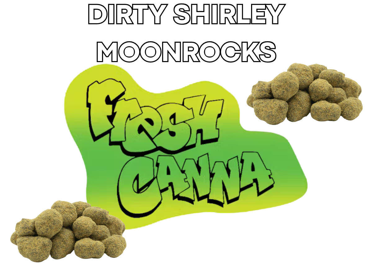 Photograph of product: FRESH CANNA | DIRTY SHIRLEY - LIVE RESIN MOON ROCK | Oui'd-HYBRID - 1g