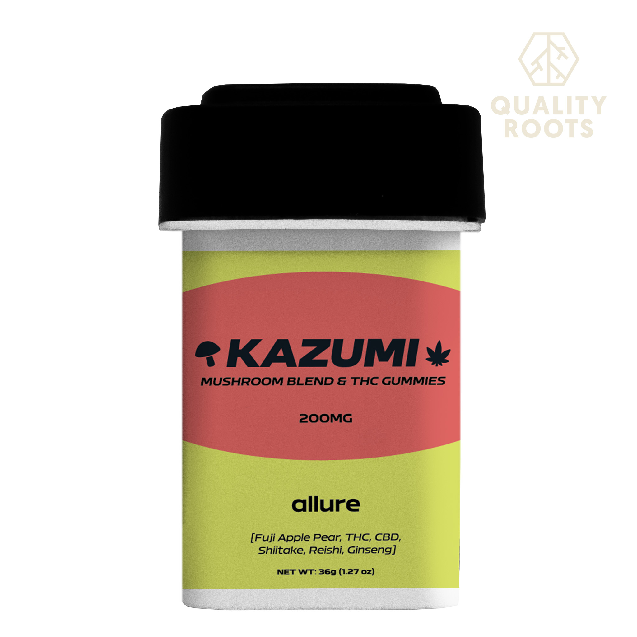 Photograph of Product: Kazumi - Allure Functional Mushroom Gummies 200mg