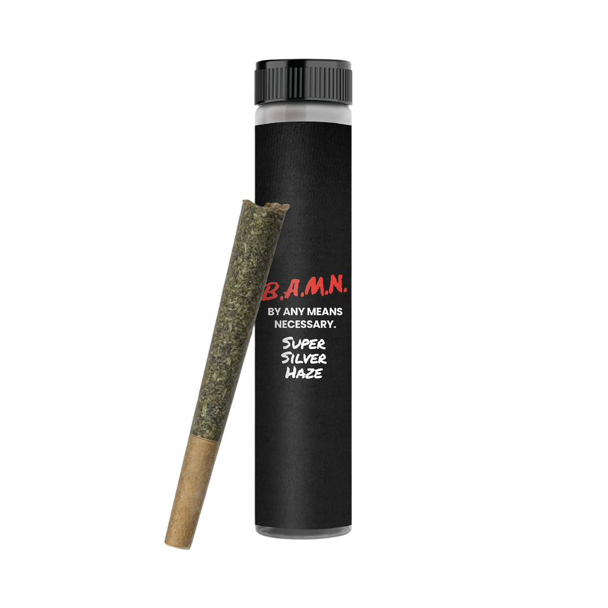 Photograph of product: BAMN Super Silver Haze Infused Pre-Roll | 1.25g