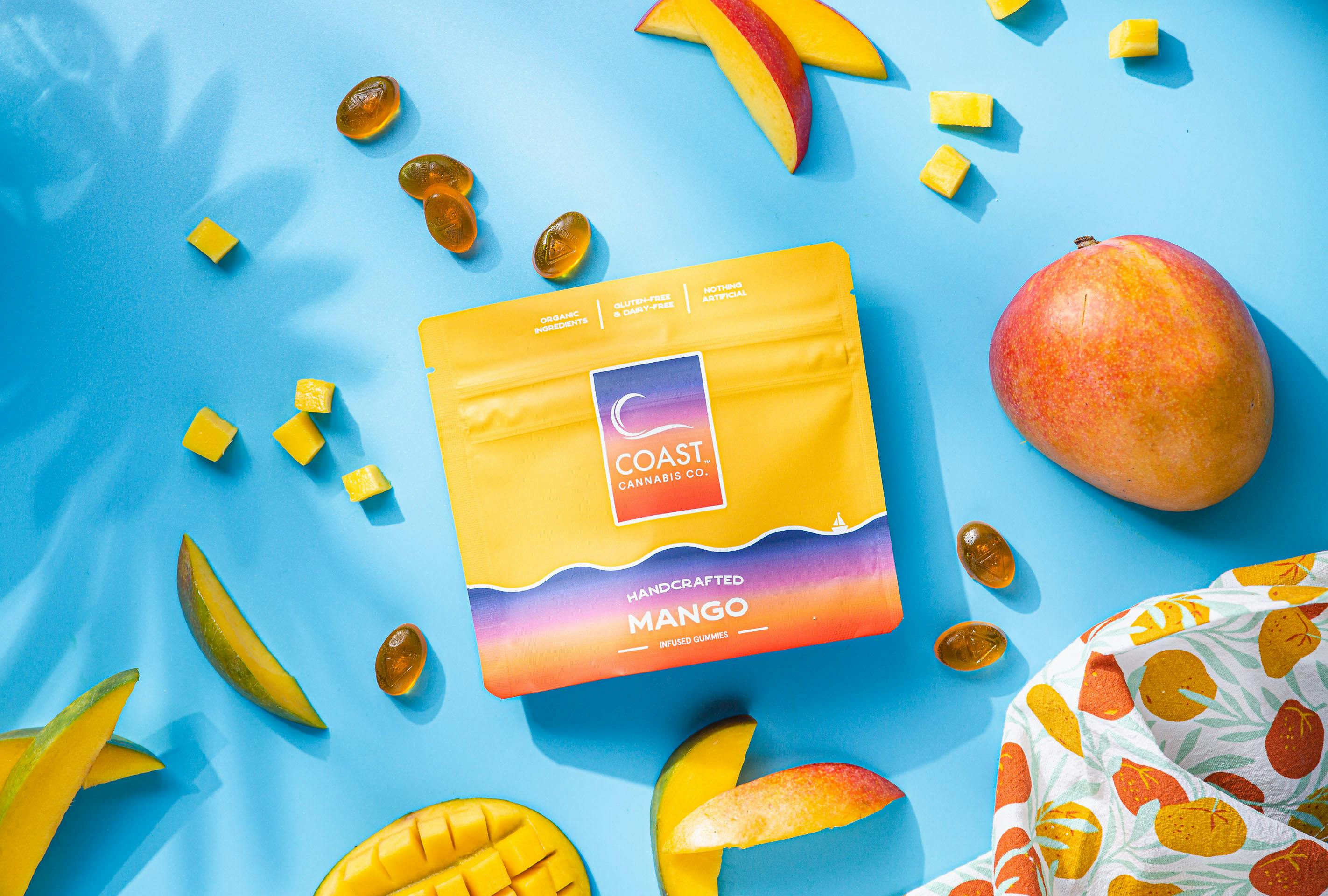 Photograph of product: Mango (Happy) Gummies - Coast