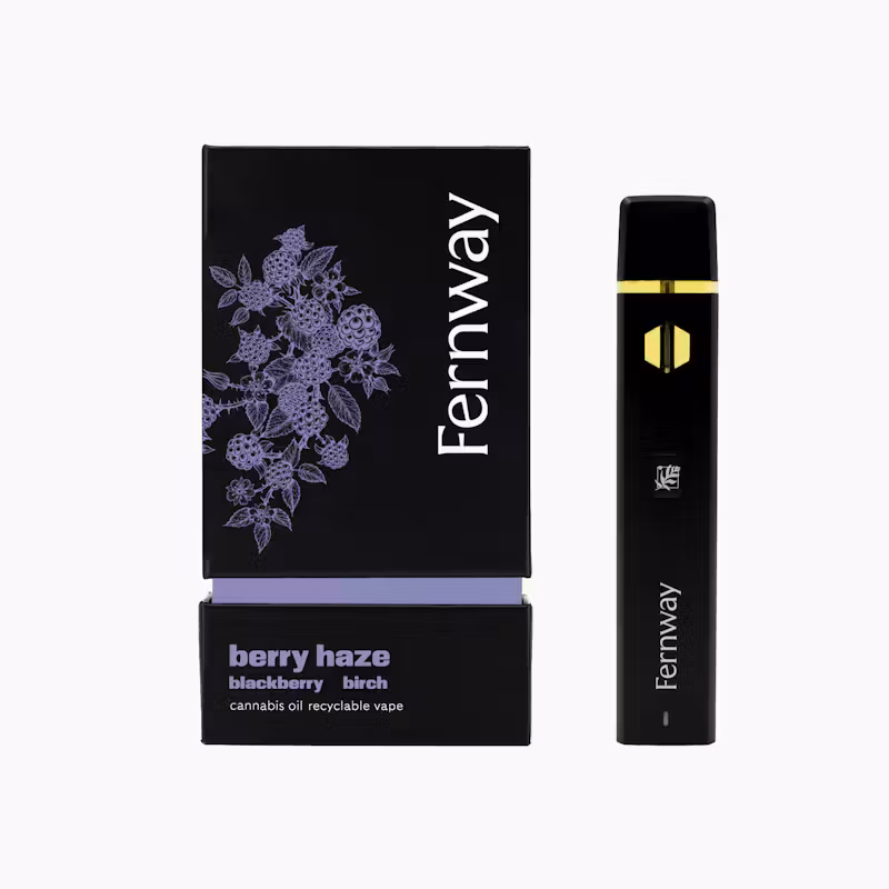 Photograph of product: Fernway Berry Haze Traveler Vape All-In-One