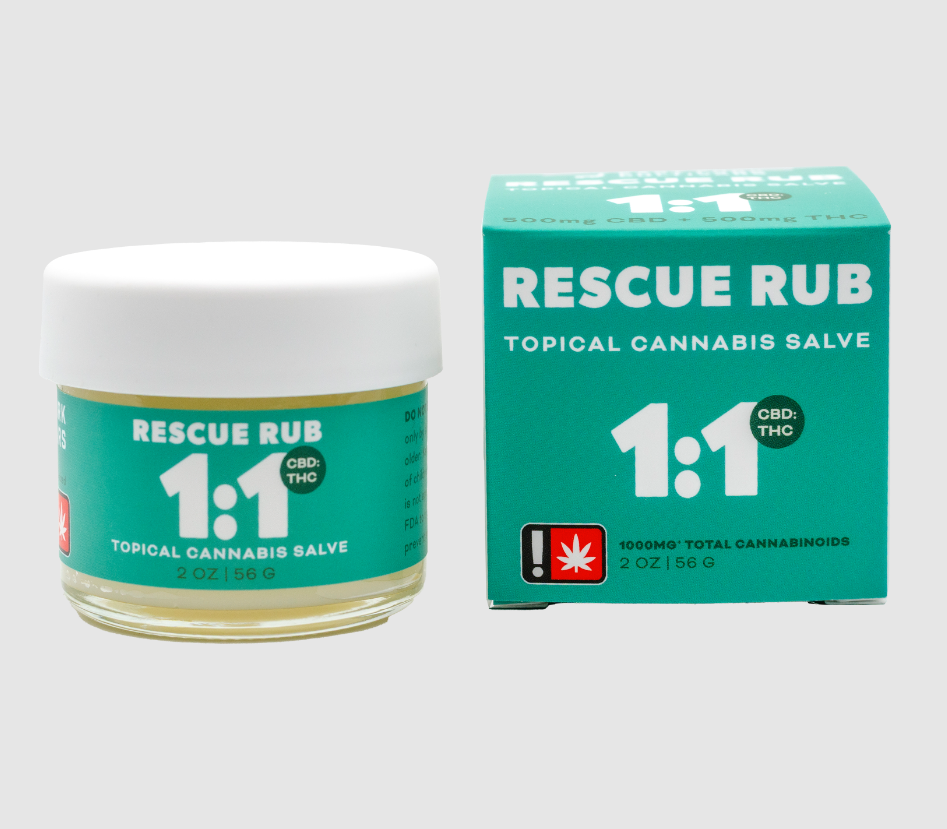 Photograph of product: East Fork Cultivars | Rescue Rub 1:1 CBD TH-oui | 2oz