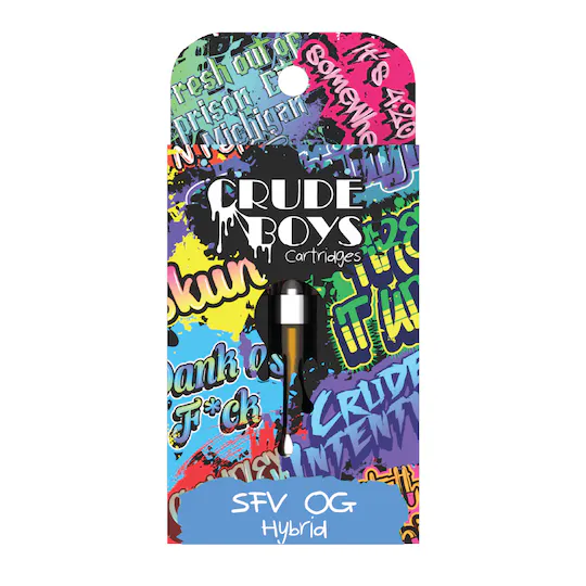 Photograph of product: CRUDE BOYS | SFV OG - CART HYBRID