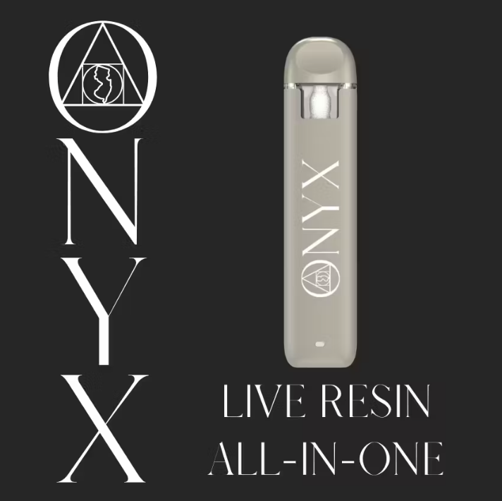 Photograph of product: Onyx Vape Disposable 0.5g Live Resin Liquid Diamonds+HTE- Chili Mango