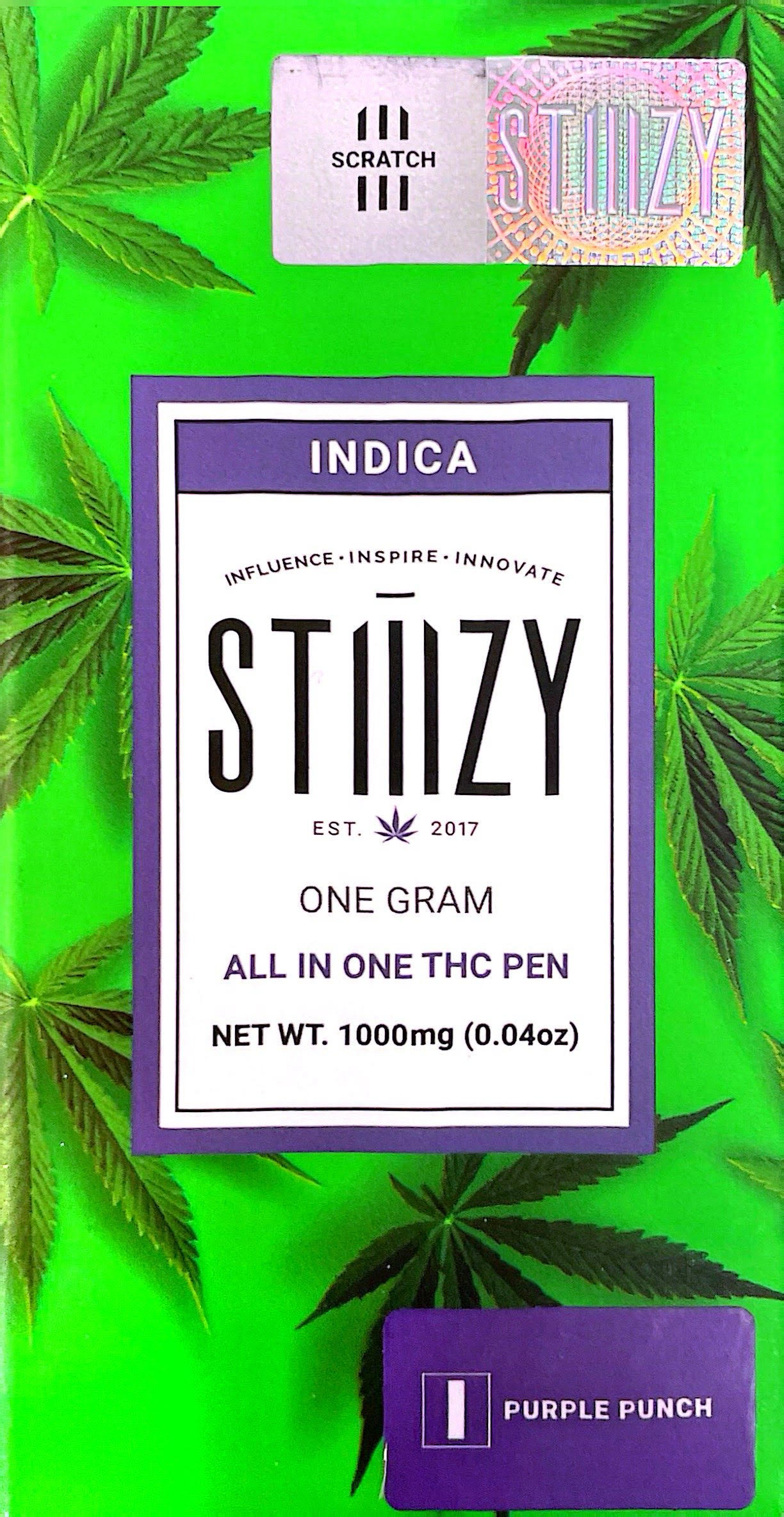 Photograph of product: Purple Punch | 1g AIO
