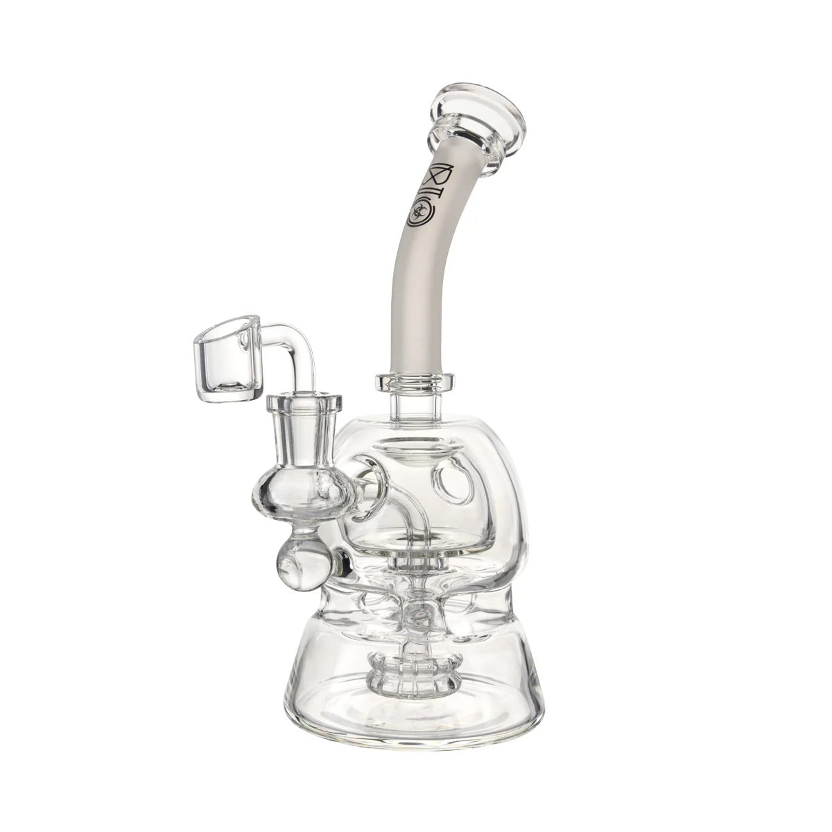 Photograph of product: BIO Glass METRIX Showerhead Dab Rig 9" - 14mm