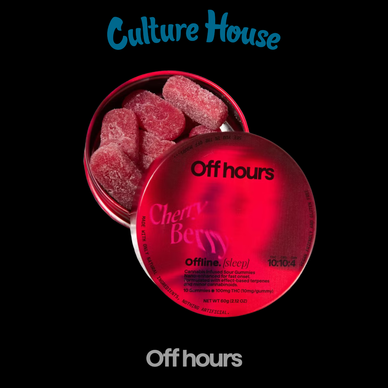 Photograph of product: Off Hours | Cherry Berry | Sleep | 100mg
