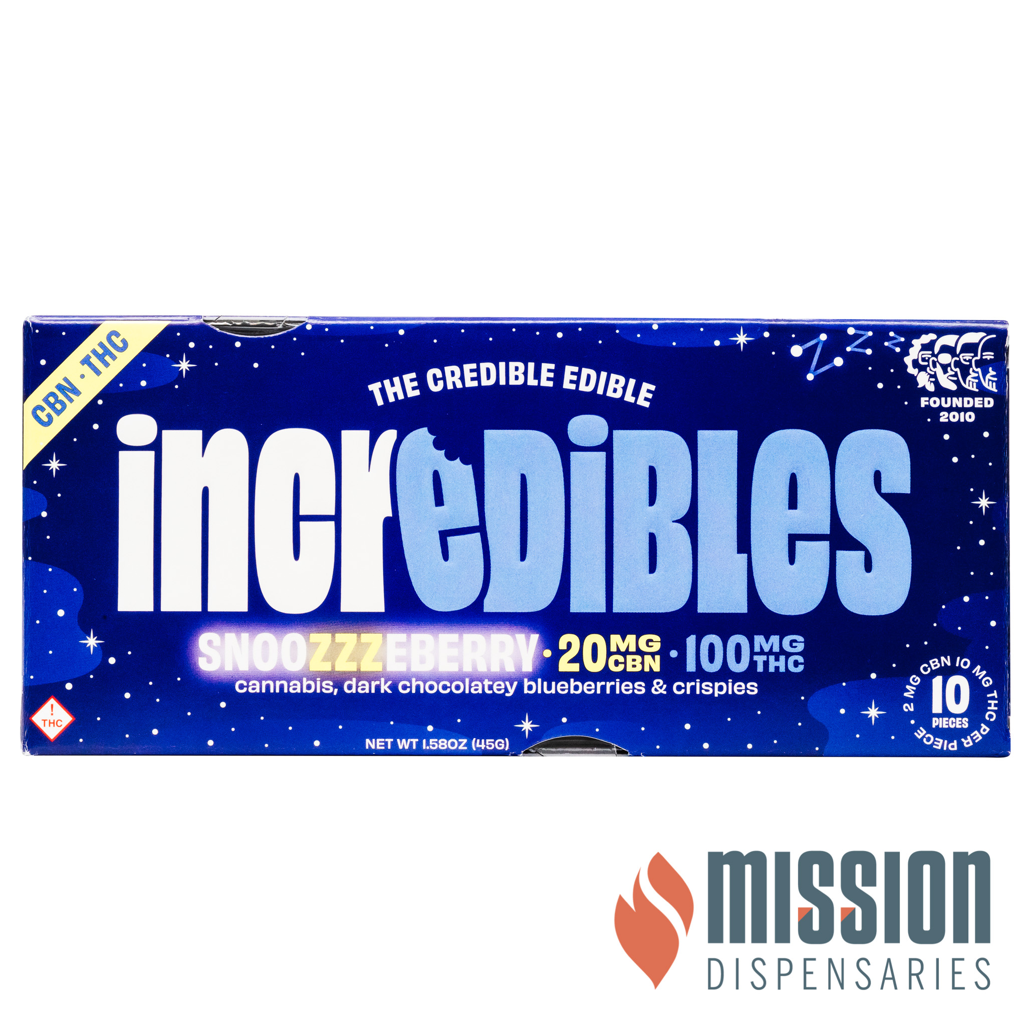 Photograph of product: Chocolate Bar | Incredibles | Snoozzzeberry [5:1 TH-oui/CBN]