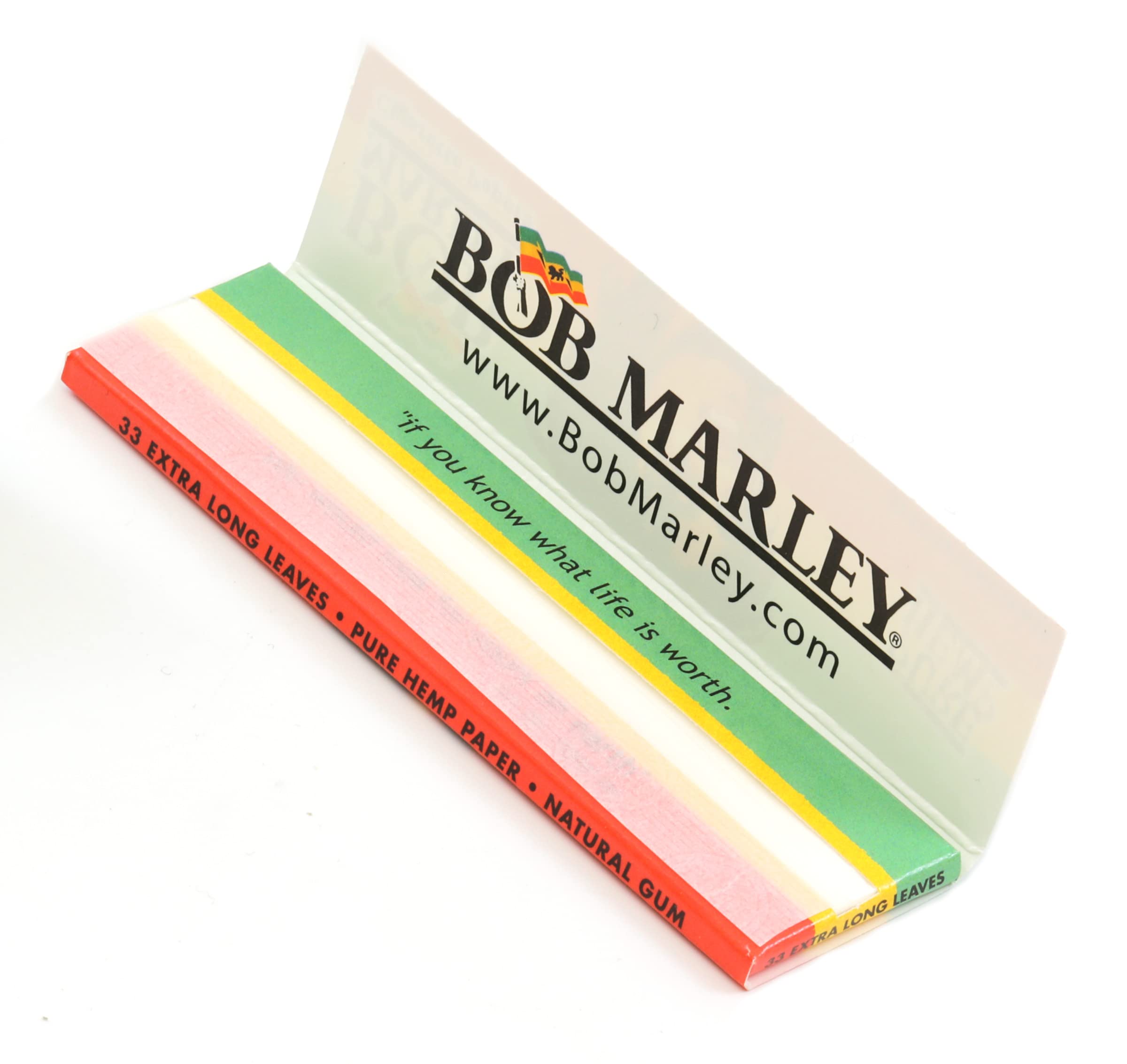 Photograph of product: Bob Marley Hemp Rolling Papers King Size