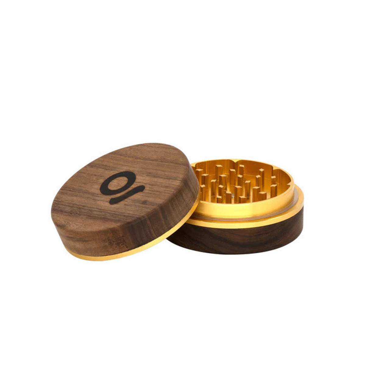 Photograph of product: Ongrok - Wood/Alum Luxury Grinder - Gold