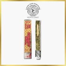 Photograph of product: NC x Superb x Adams Family TIER 2 - Infused Rice Paper Donut Joint - Banana Candiez
