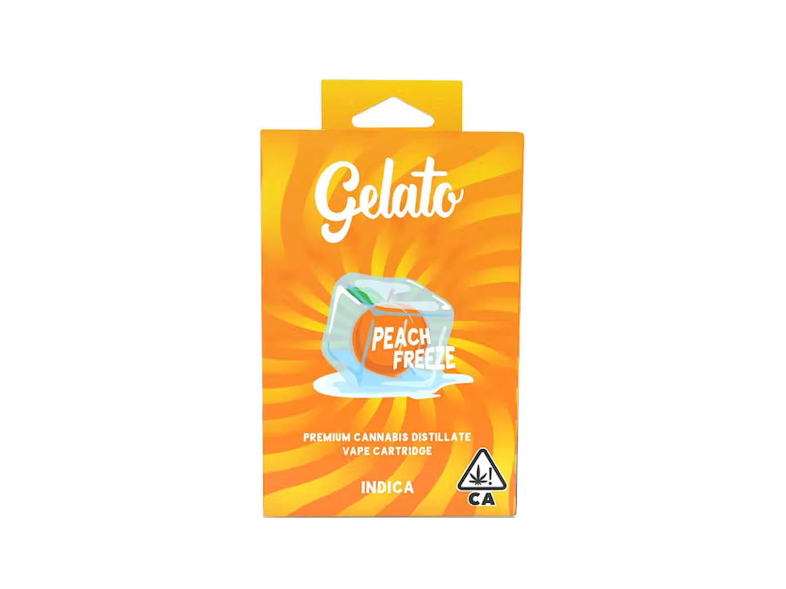 Photograph of product: Vape - Gelato - Peach Freeze - (Hybrid) - 84.31% TH-oui