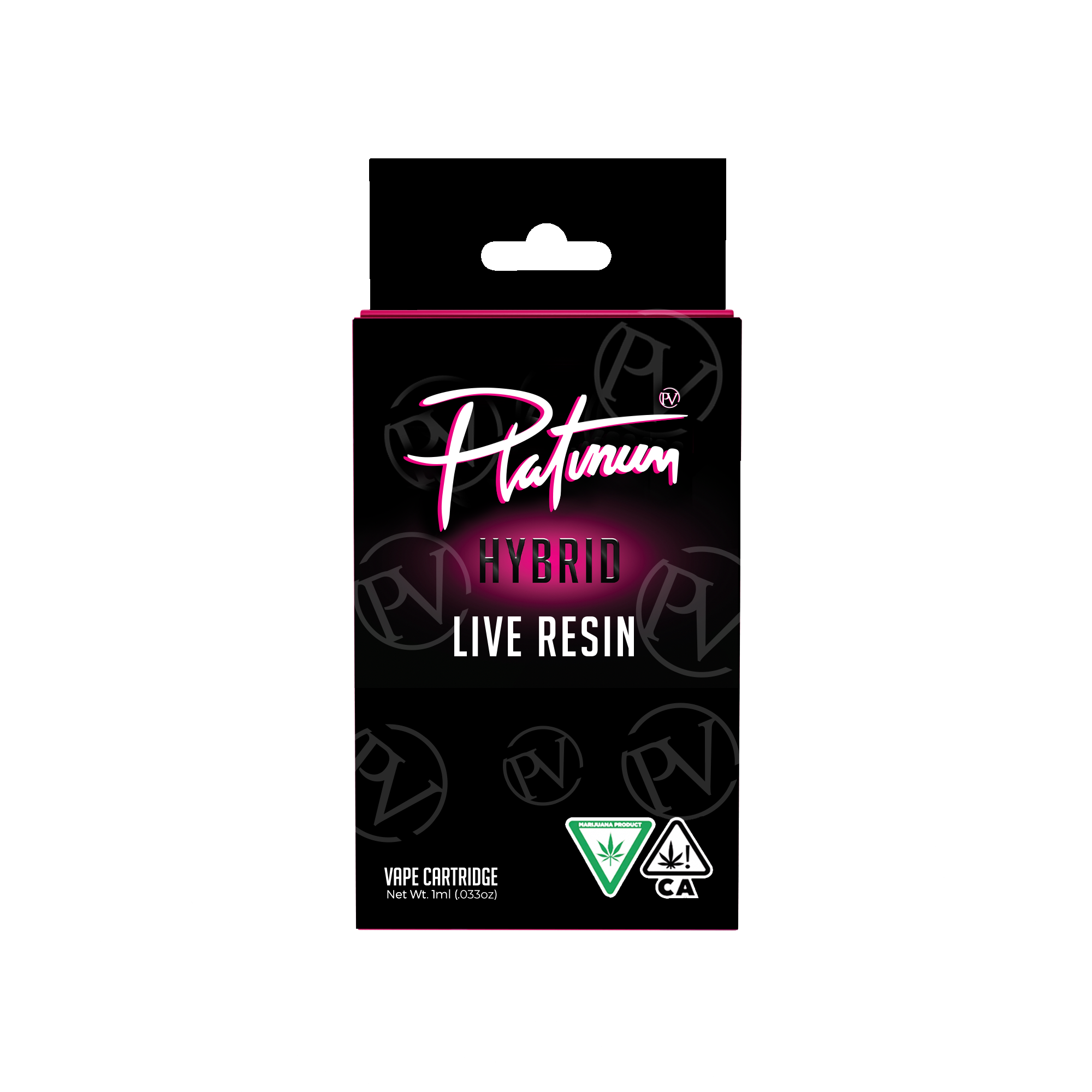 Photograph of product: Platinum Vape | Cherry Zlushie | 1G 510 Live Resin Cartridge