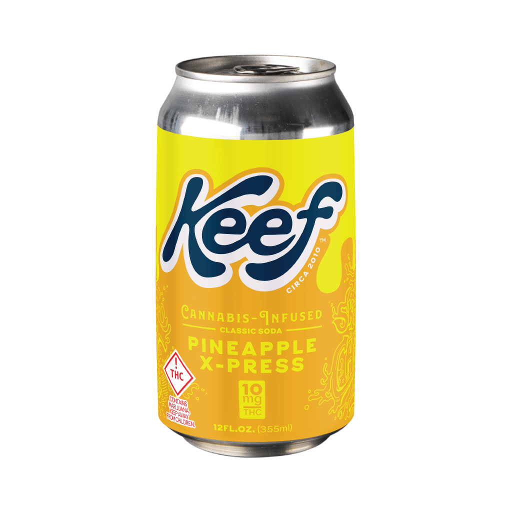 Photograph of product: Pineapple X-Press Infused Soda 12oz