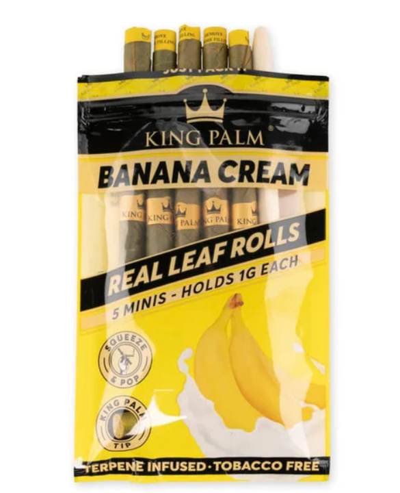 Photograph of product: KING PALM - BANANA CREAM - 5PK