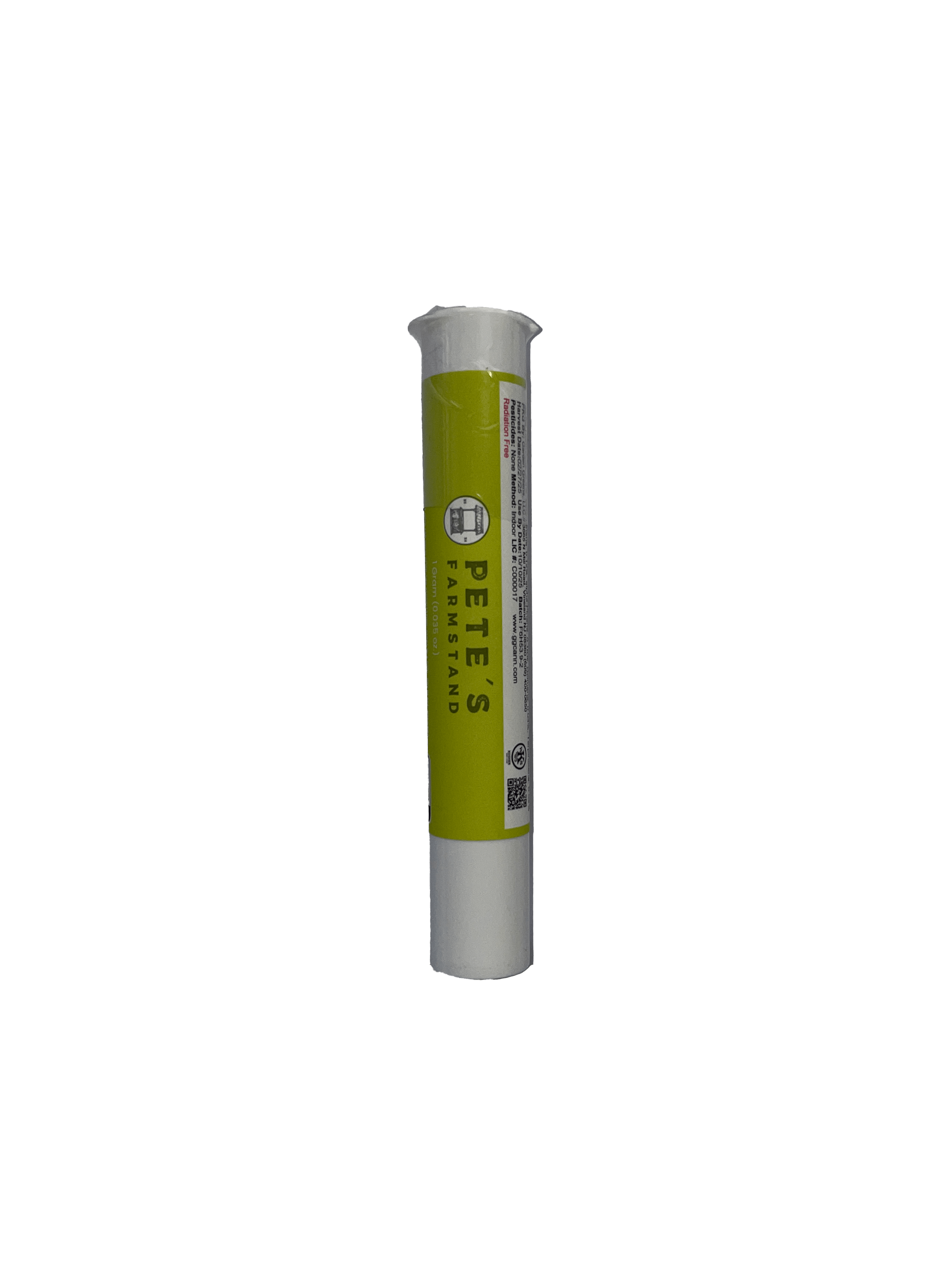 Photograph of product: Pete's Farmstand Pre-Roll 1g- Headi OG
