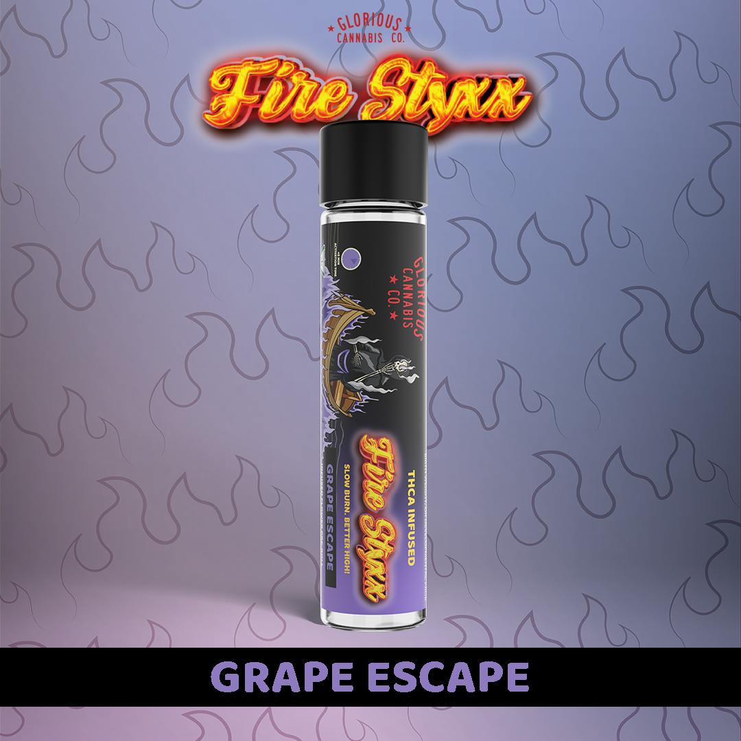 Photograph of product: Glorious Fire Styxx Shipwrecked Infused Pre Roll