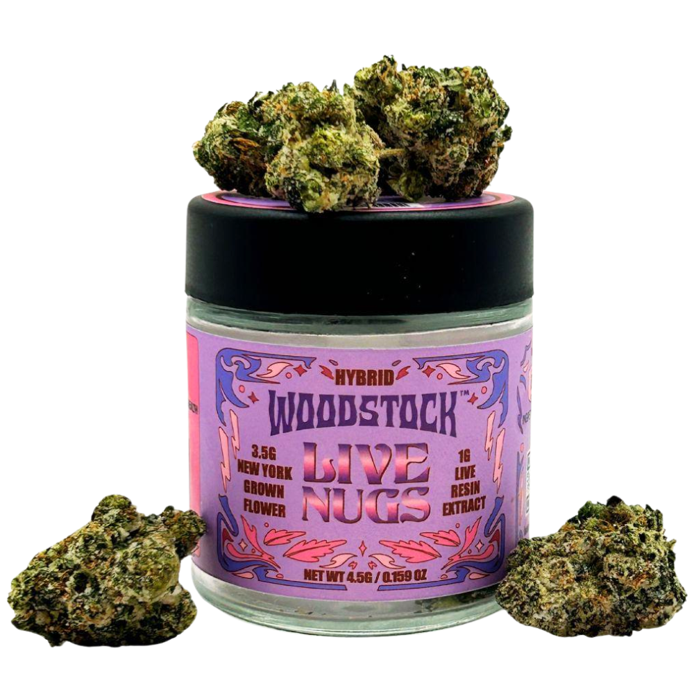 Photograph of product: Woodstock | Burnt Orange X Georgia Pie | Live Nugs | 4.5g