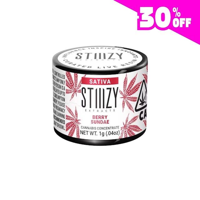 Photograph of product: Berry Sundae - Curated Live Resin 1g - 