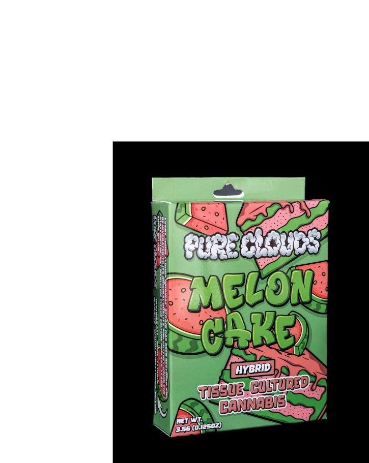 Photograph of product: Pure Clouds 3.5g Pre Pack | Melon Cake - Oui'd