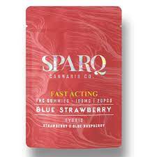 Photograph of product: Blue Strawberry | 100mg 20pk Gummies