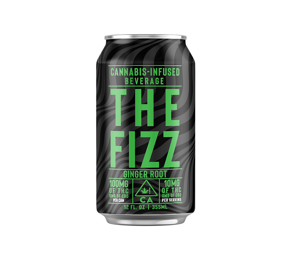 Photograph of Product: GINGER FIZZ SPARKLING WATER 100MG