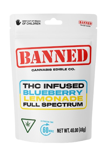 Photograph of product: Blueberry Lemonade |  200mg Gummies