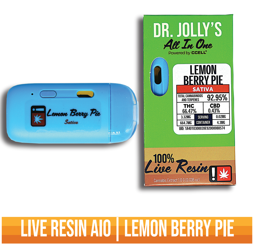 Photograph of product: Lemon Berry Pie Live Resin Disposable